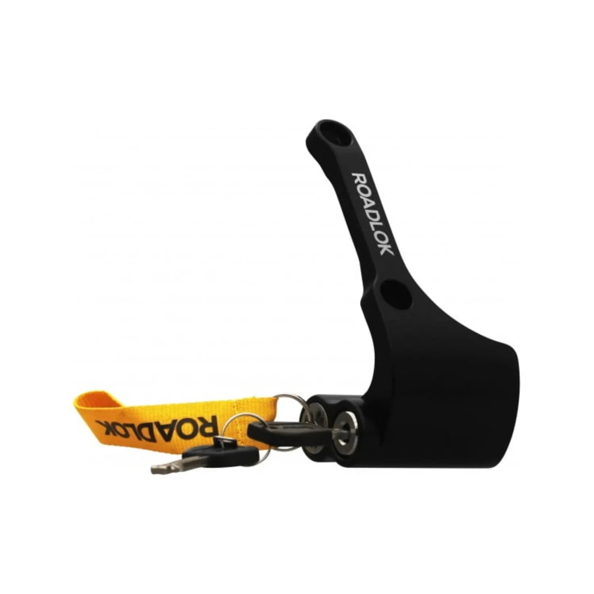 Antivol bloque-disque Roadlok anodisé noir avec BrakeBolt.