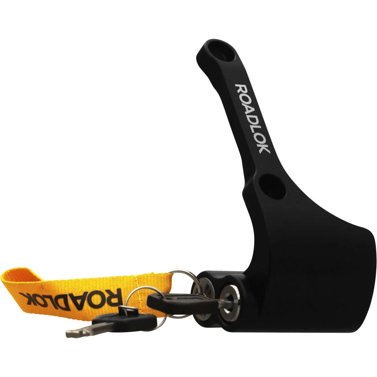Antivol bloque-disque Roadlok anodisé noir avec BrakeBolt.